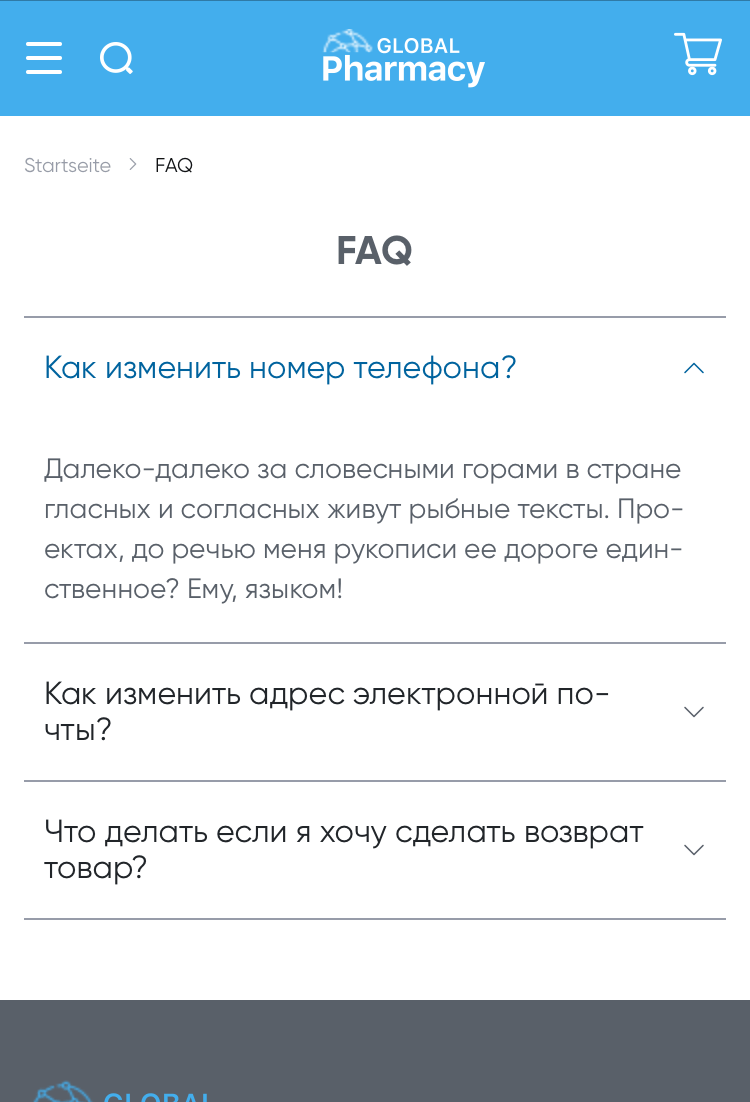 Pharmacy faq