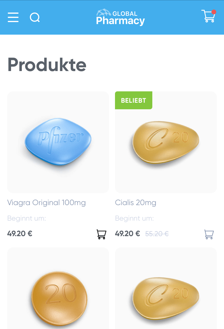Pharmacy index page