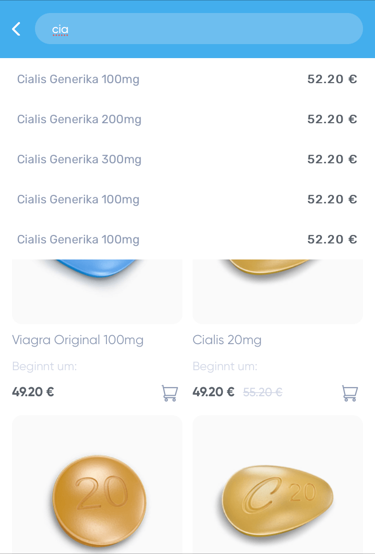 Pharmacy mobile search